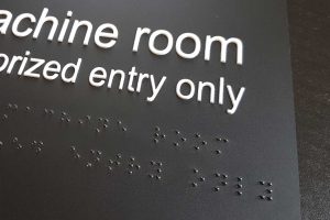 Ottawa Toronto signs | Braille and Tactile Signage | Miller McConnell Signs